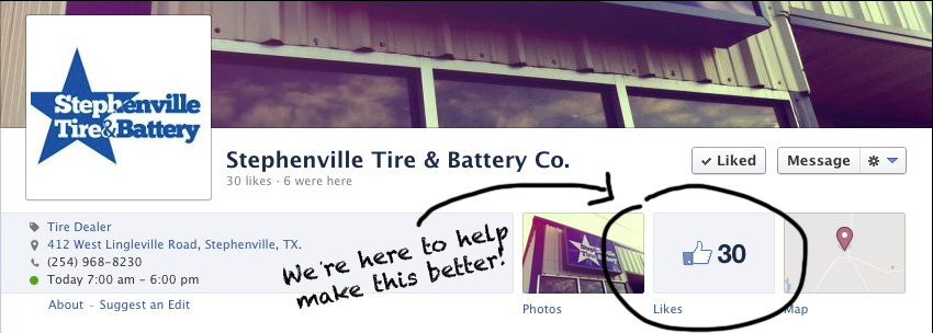 Small Business Facebook Page